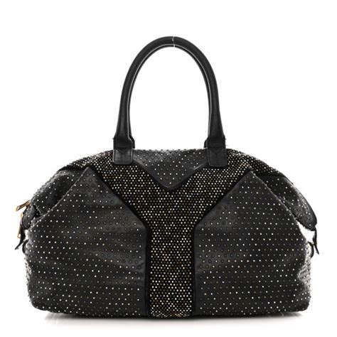 sac easy rock yves saint laurent|SAINT LAURENT Calfskin Rock Studded Easy Sac Black.